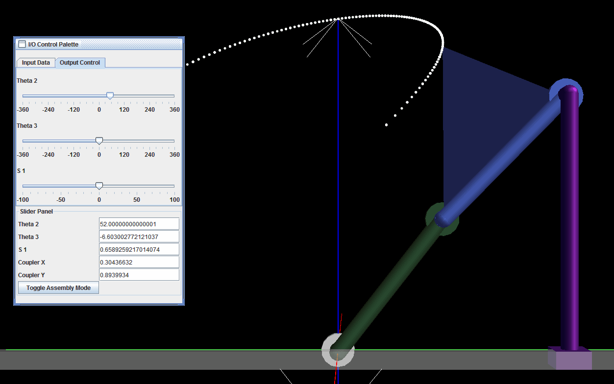 4 Bar RRRR simulator